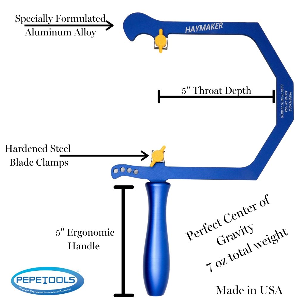 Pepetools Haymaker Saw by Lion Punch Forge