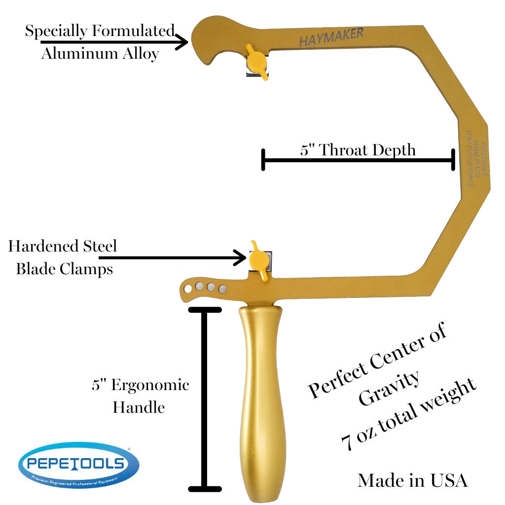 Pepetools Haymaker Saw by Lion Punch Forge