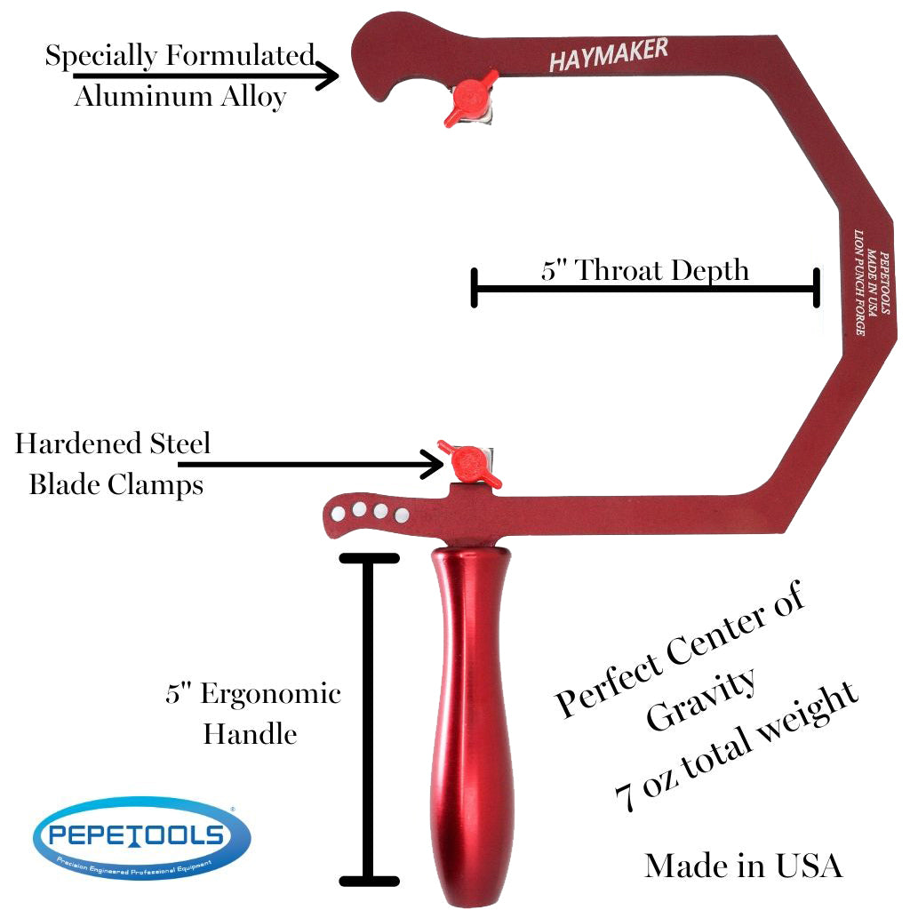 Pepetools Haymaker Saw by Lion Punch Forge