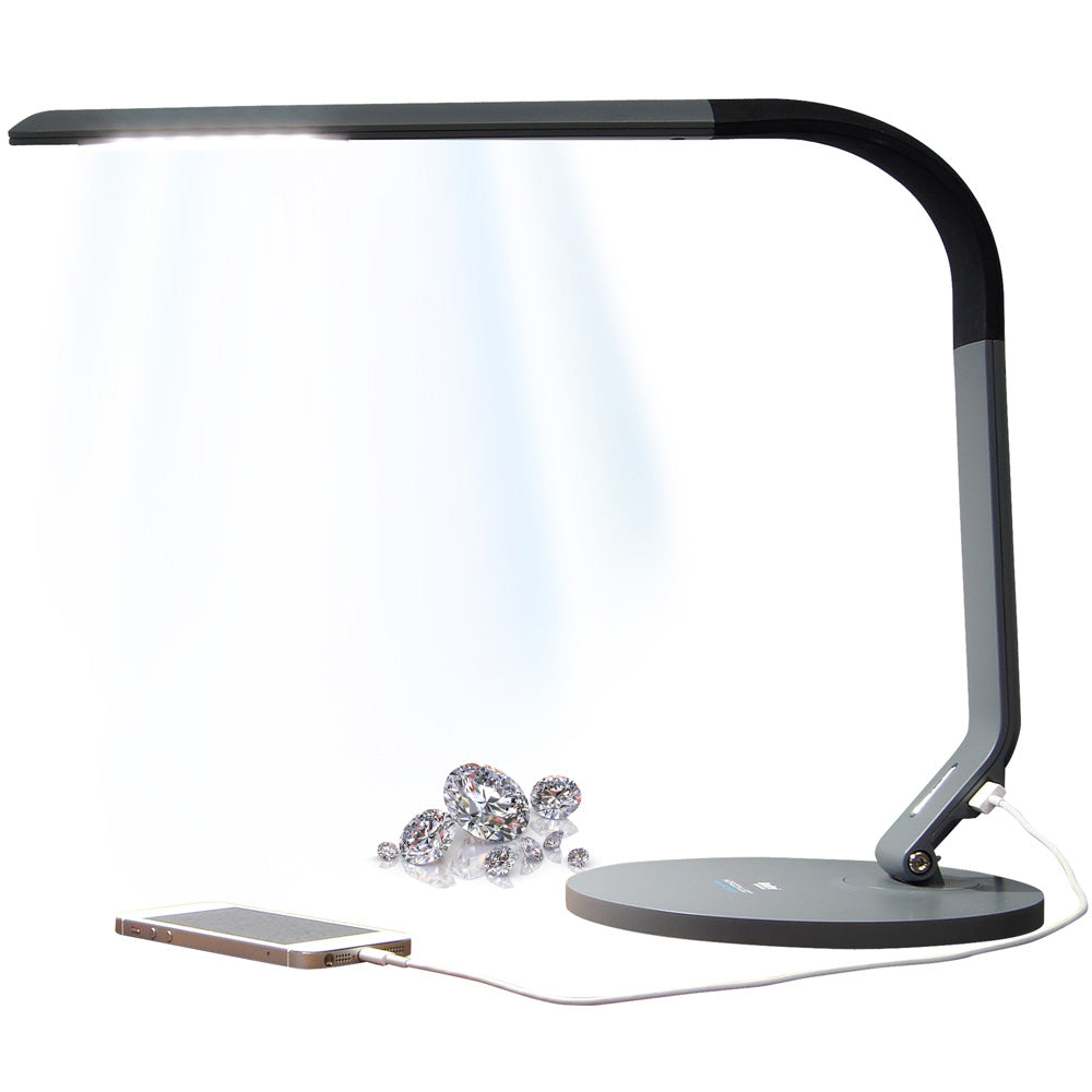 GemOro Horizon LED Task Lamp - Slate Gray