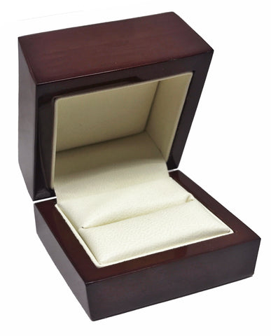 Mahogany / Cream Leatherette