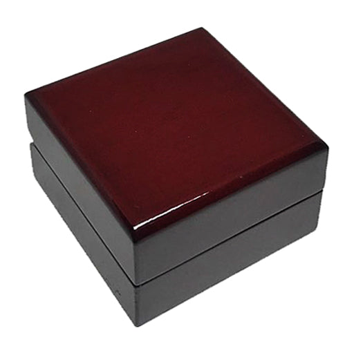 "Kyoto" Stud Earring or Pendant Box in Mahogany & Pearl