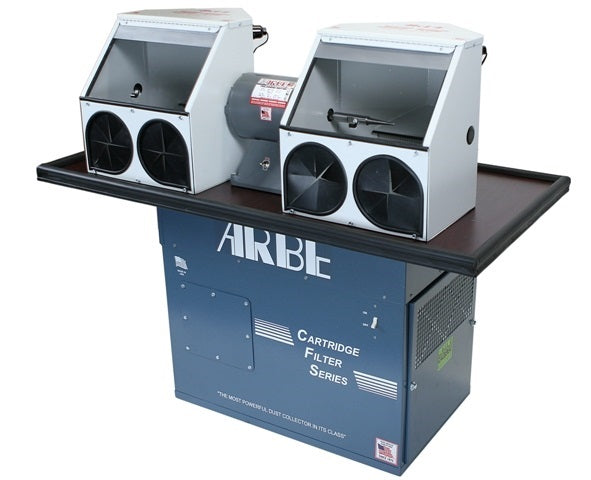 Arbe Machine™ CFSD-920 Super-Flow 1HP Double Hood Polishing System