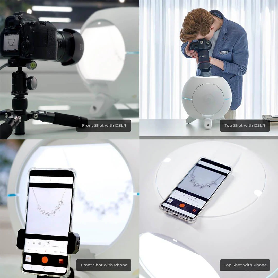 Foldio360 Smart Dome with Mount Kit, 360° Photography