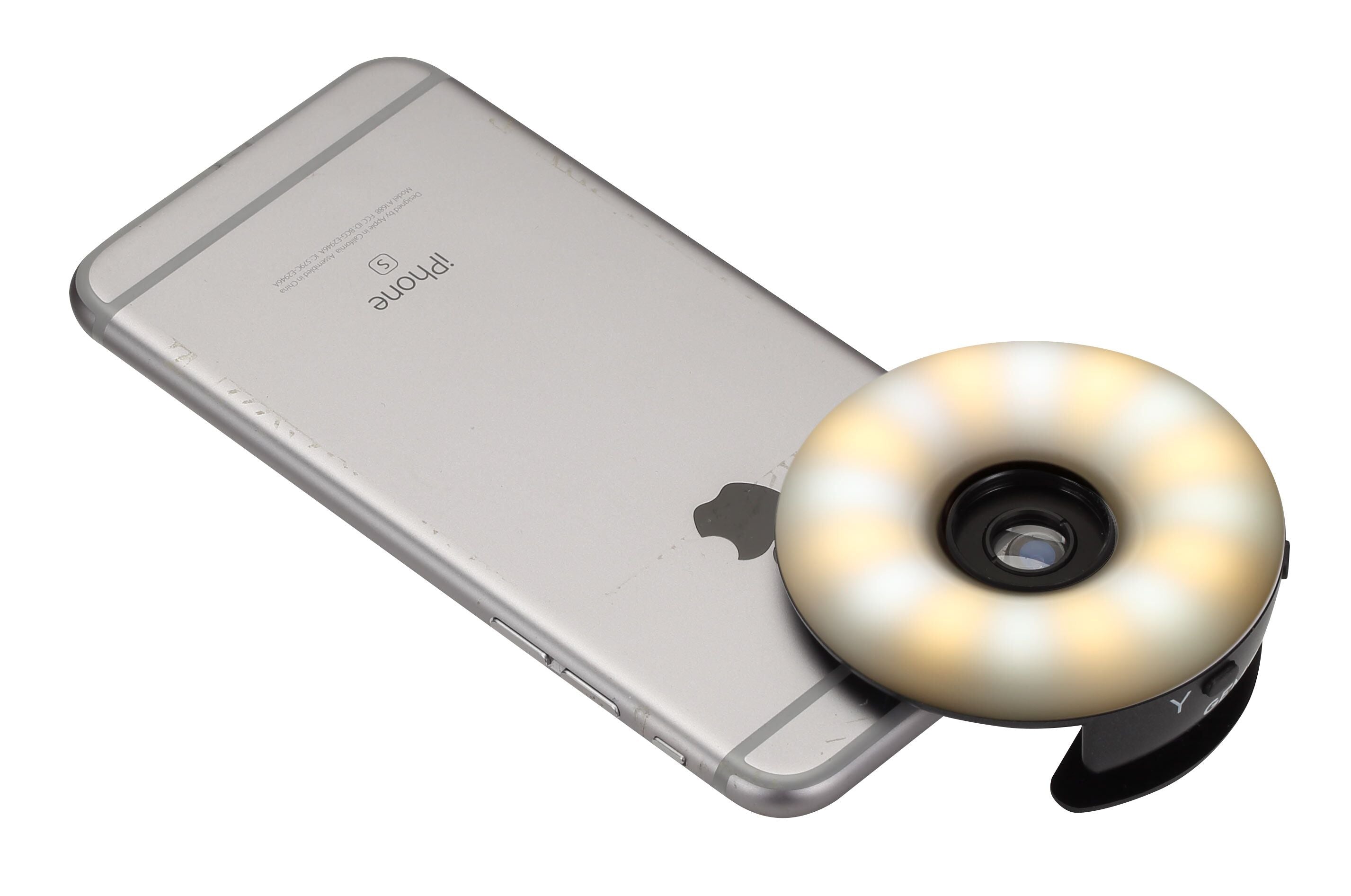 Gem-Zoom™ U Smartphone Macro Lens &amp; Mini-Ringlight Kit