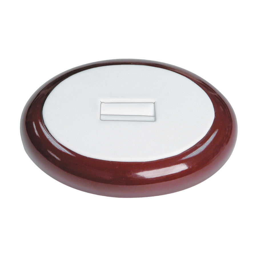 Round Ring Displays in Pearl & Mahogany, 4.25" Dia.