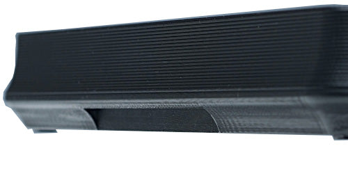 Black Plastic Utility Trays, 14.75" L x 8.25" W