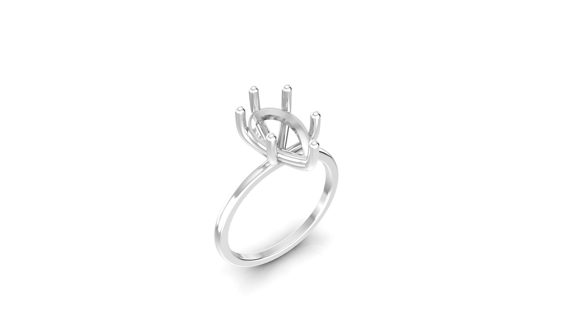 Solitaire Ring Mounting Pear