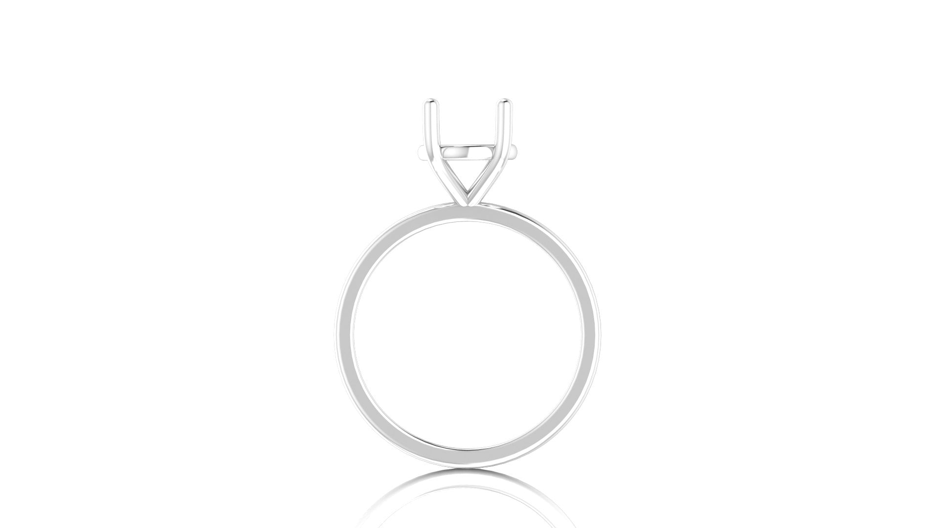 Solitaire Ring Mounting Oval