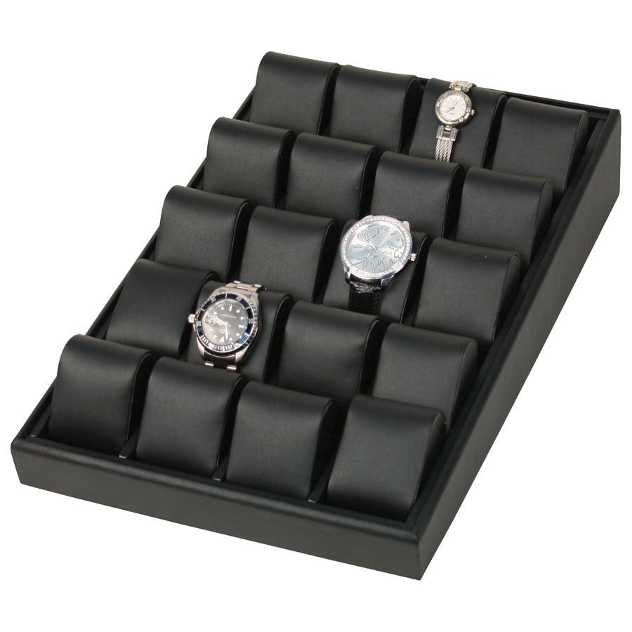 20-Cushion Watch Display Trays, 16" L x 10" W