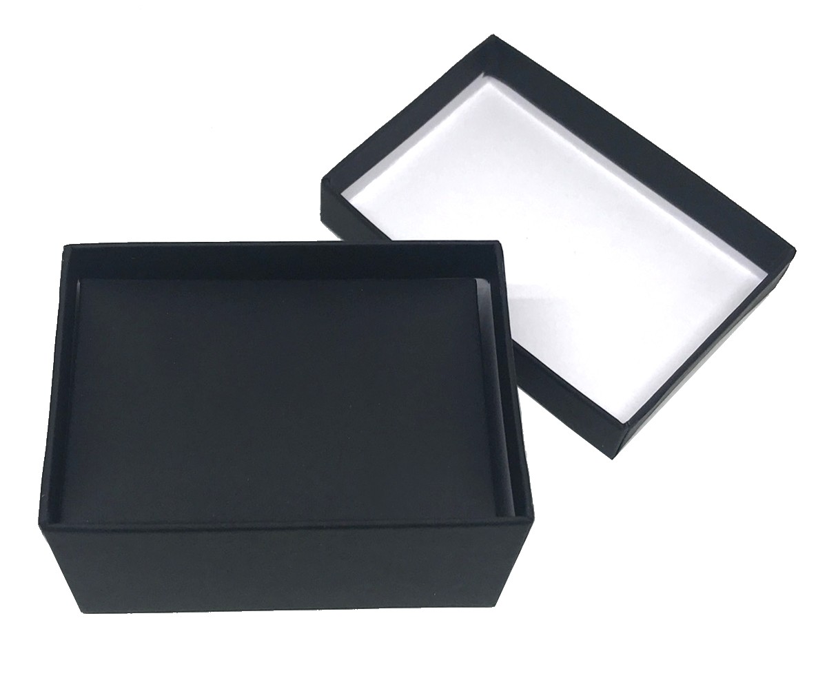 A&A Jewelry Supply - Stealth Double Ring Slot Box in Matte Black